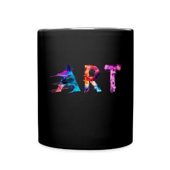 Art. 12 - Tasse einfarbig - Schwarz - Vorne