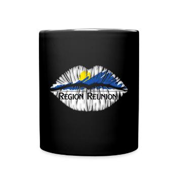 Kiss Réunion - Full Colour Mug - black - Front