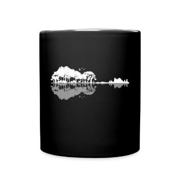 Guitar Nature Life - Full Colour Mug - black - Front