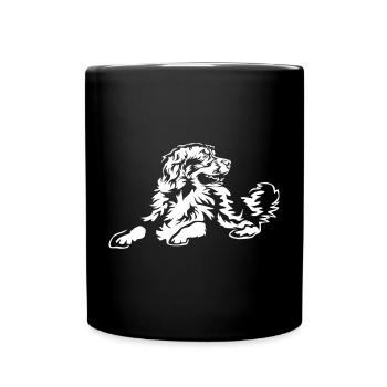 Chien de montagne bernois "Black Edition - Mug uni - noir - Devant