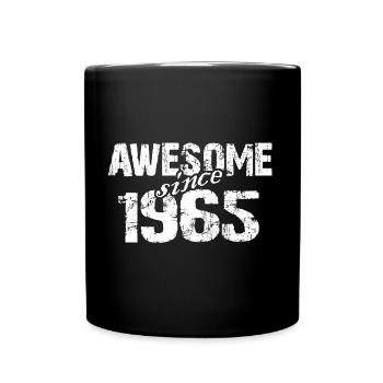 Né en 1965 1965 - Mug uni - noir - Devant
