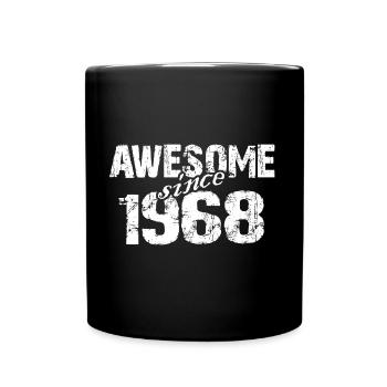 Né en 1968 Née en 1968 - Mug uni - noir - Devant
