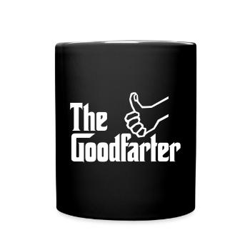 Le bon père de la bonne fart pète papa papa - Mug uni - noir - Devant