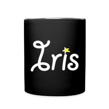 Iris - Mug uni - noir - Devant
