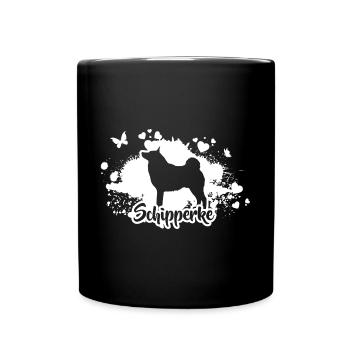 SCHIPPERKE Dogs Dog Wilsigns - Full Colour Mug - black - Front