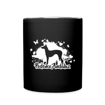 PODENCO ANDALUZ Dog Dog Dogs Wilsigns - Full Colour Mug - black - Front