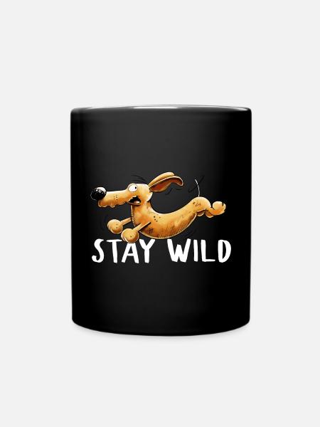 Teckel sauvage I Teckel I Chien - Mug uni - noir