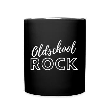 Oldschool Rock - Vintage Musicians - Full Colour Mug - black - Front