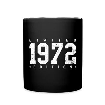 Limitierte Auflage 1972 - Tasse einfarbig - Schwarz - Vorne