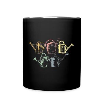 GARTEN GIEßKANNE GÄRTNER - Tasse einfarbig - Schwarz - Vorne