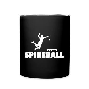 Jeu Spikeball Roundnet - Mug uni - noir - Devant