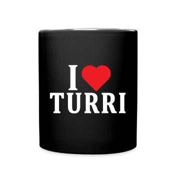 t-shirt Io amo Turri t-shirt Sardegna - Full Colour Mug - black - Front