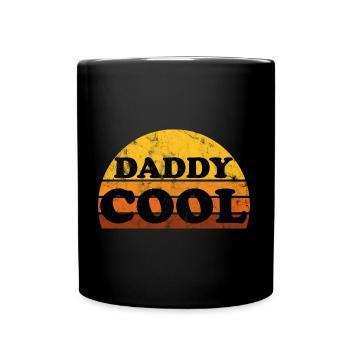 Daddy Cool Father Retro - Full Colour Mug - black - Front