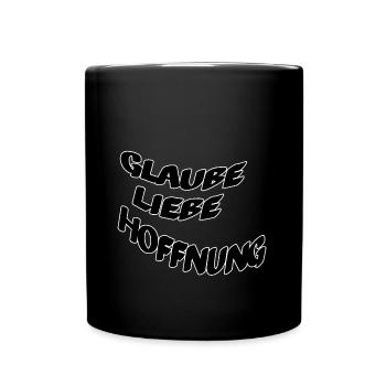 Foi Amour Espérance - Mug uni - noir - Devant