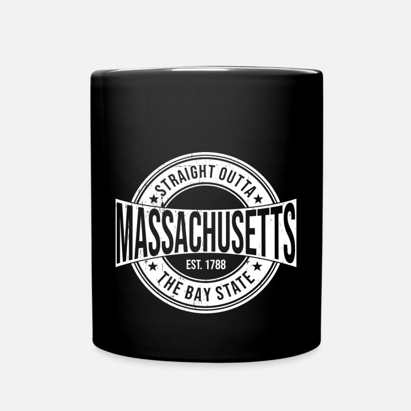 Massachusetts - Tasse einfarbig - Schwarz