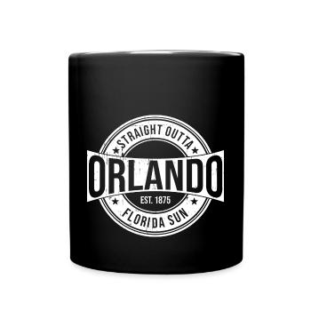 Orlando Florida - Full Colour Mug - black - Front