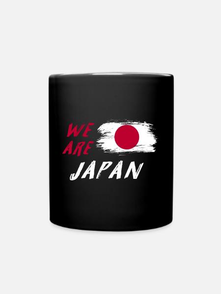 Wir sind Japan Flaggen Design - Tasse einfarbig - Schwarz