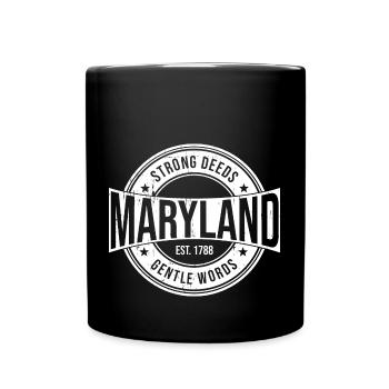 Maryland - Full Colour Mug - black - Front