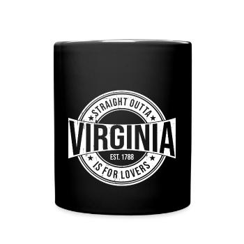 Virginia - Full Colour Mug - black - Front