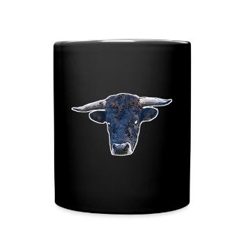 Bull - Tasse einfarbig - Schwarz - Vorne