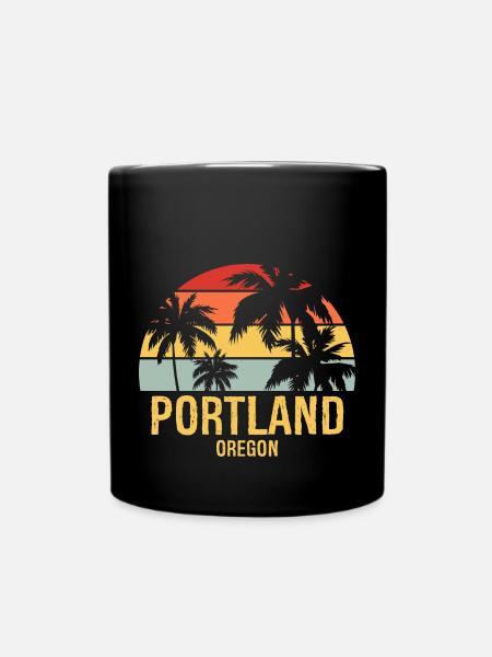 Portland - Tasse einfarbig - Schwarz