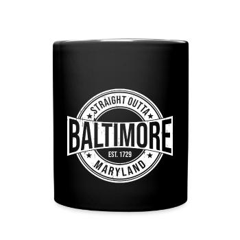 Baltimore - Full Colour Mug - black - Front