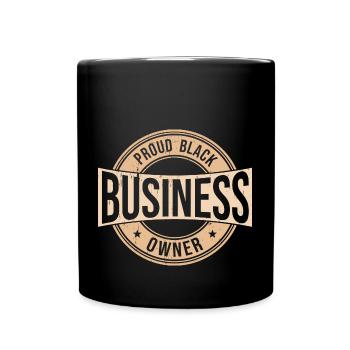 Black Business Owner - Full Colour Mug - black - Front