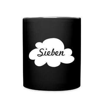 Cloud Nine Cloud Cool Citations Minimalisme Vibes - Mug uni - noir - Devant