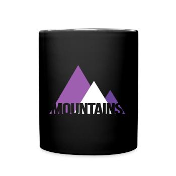 wandern adventure bergwandern hiking mountains - Tasse einfarbig - Schwarz - Vorne