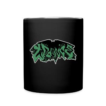 Trance - Graffiti - Tasse einfarbig - Schwarz - Vorne