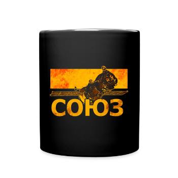 Vaisseau spatial Soyouz - Mug uni - noir - Devant