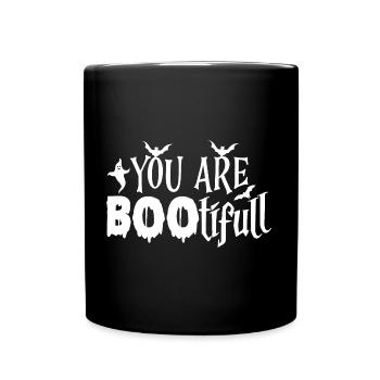 TU ES BEAU - Mug uni - noir - Devant