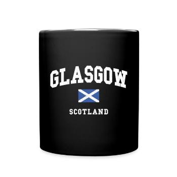 Graphique du drapeau de l’Écosse de Glasgow - Mug uni - noir - Devant