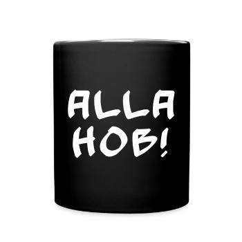 bequeme alltagskleidung, alla hob - Tasse einfarbig - Schwarz - Vorne