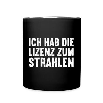 MTRA Medizinisch-Technischer Radiologie Mta - Tasse einfarbig - Schwarz - Vorne