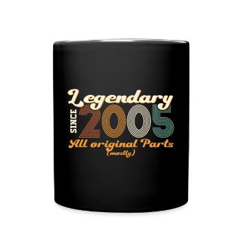 Original vintage 2005 17th birthday gift - Full Colour Mug - black - Front