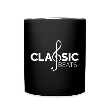 classical music classic beats musician icon logo - Full Colour Mug - black - Front