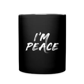 I Come In Peace - I'm Peace Couple's Matching - Full Colour Mug - black - Front