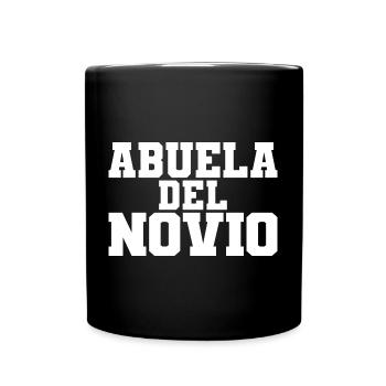 Abuela del Novio Groom's Grandmother Wedding Gift - Full Colour Mug - black - Front