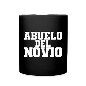 Abuelo del Novio Groom's Grandpa Wedding Gift - Full Colour Mug - black - Front