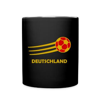 Das Wunder aus Deutschland - Tasse einfarbig - Schwarz - Vorne