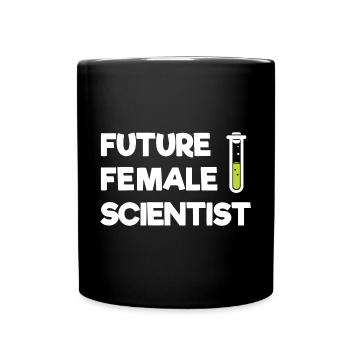 Future Female Scientist - Full Colour Mug - black - Front