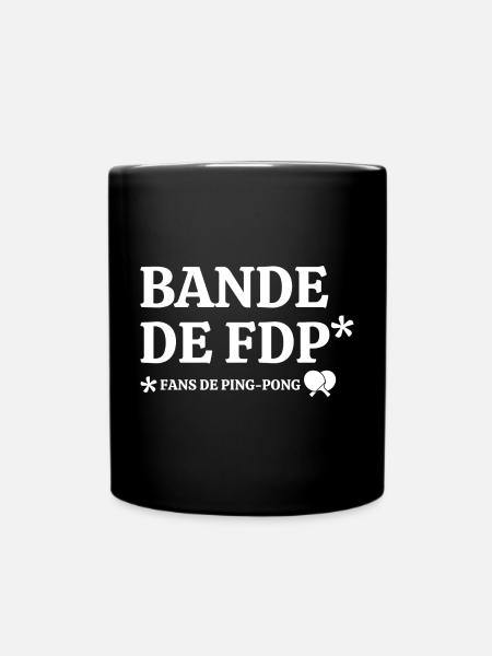 ping-pong, fan de ping-pong, club de ping-pong - Mug uni - noir