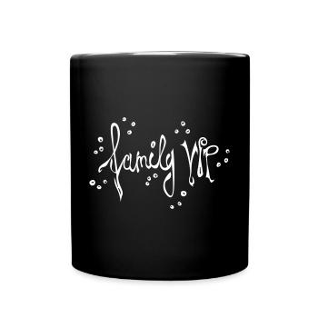 family VIP - Full Colour Mug - black - Front