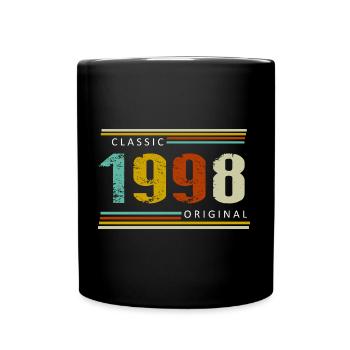 Birthday, Classic of 1998 Original, Retro - Full Colour Mug - black - Front