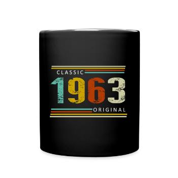 Birthday, Classic of 1963 Original, Retro - Full Colour Mug - black - Front