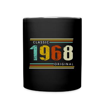 Birthday, Classic of 1968 Original, Retro - Full Colour Mug - black - Front