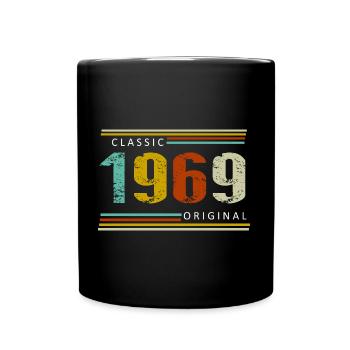 Geburtstag, Classic of 1969 Original, Retro - Tasse einfarbig - Schwarz - Vorne