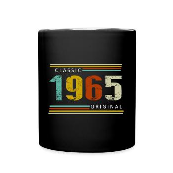 Geburtstag, Classique de 1965 Original, Rétro - Mug uni - noir - Devant