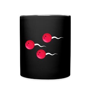 bowling bowlingkugel strike bowling-dna xxx - Tasse einfarbig - Schwarz - Vorne